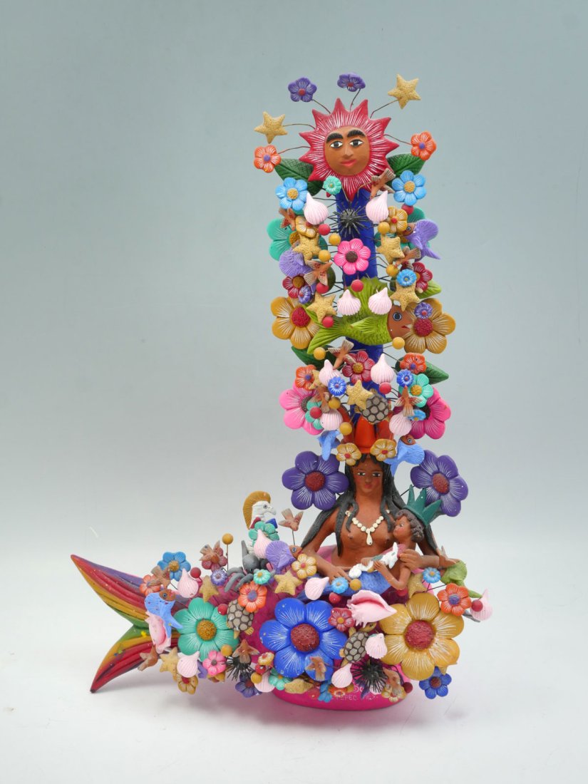 OSCAR SOTENO MEXICAN FOLK ART MERMAID SCULPTURE (1 of 5)