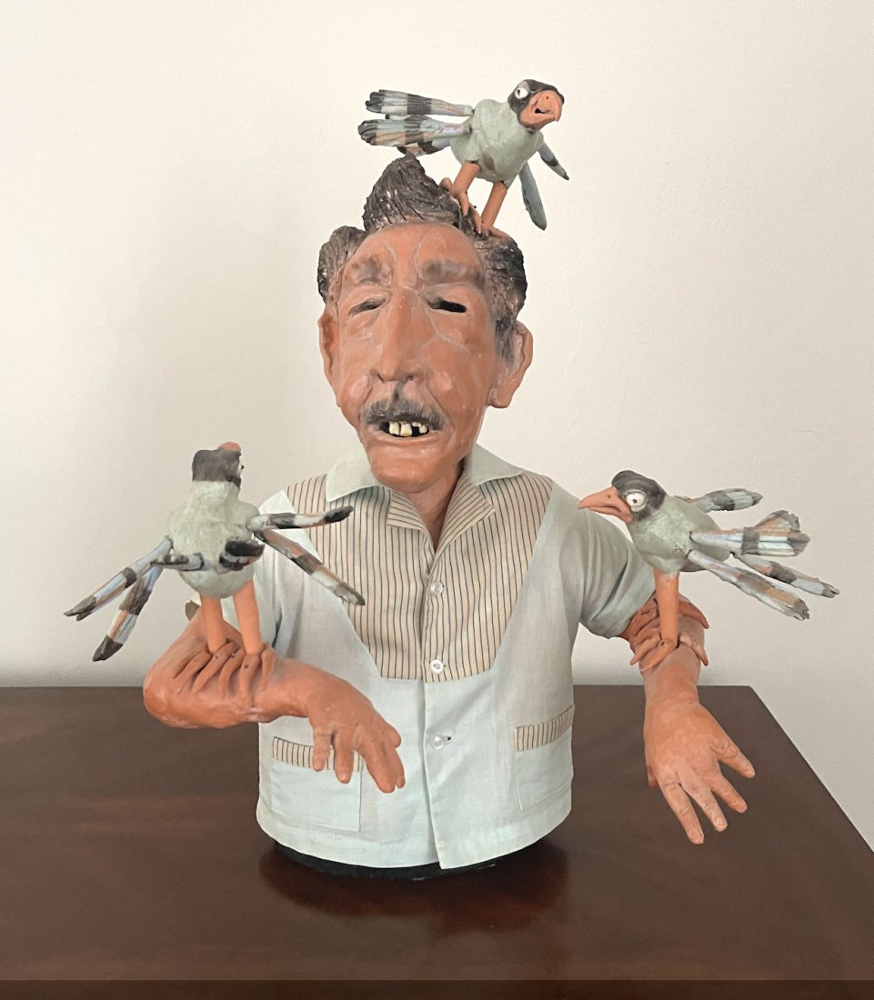 JOE MARISCAL "PETER THE BIRD MAN" SCULPTURE (1 of 5)
