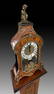 LOUIS XV STYLE TIFFANY CLOCK ON PEDESTAL