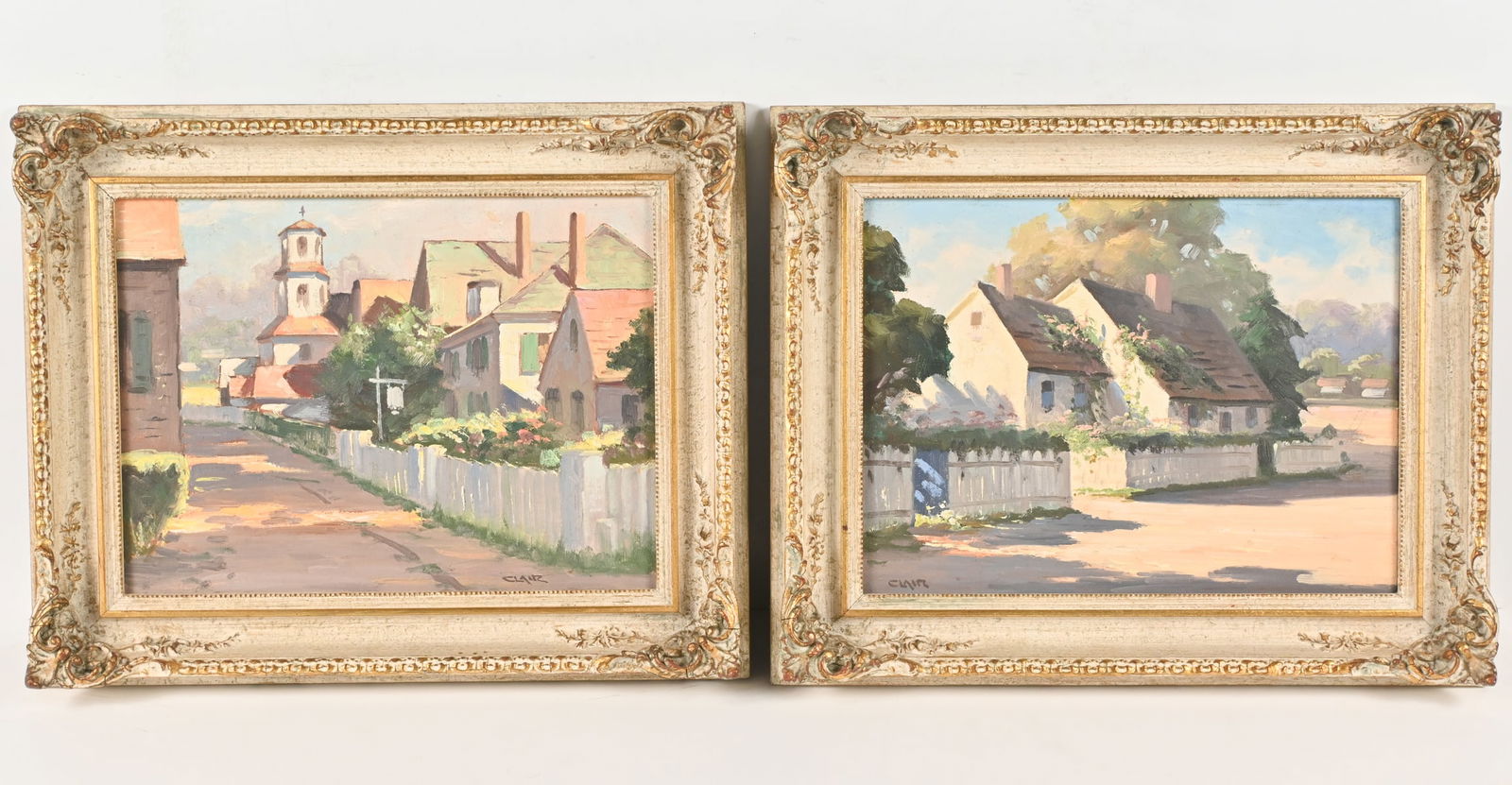 PAIR OF IRENE STRY PROVINCETOWN CAPE COD PAINTINGS (1 of 5)