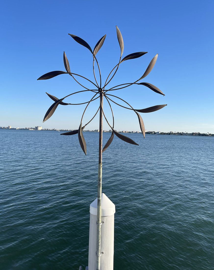 WHITAKER DOUBLE SPINNER KINETIC SCULPTURE (1 of 1)