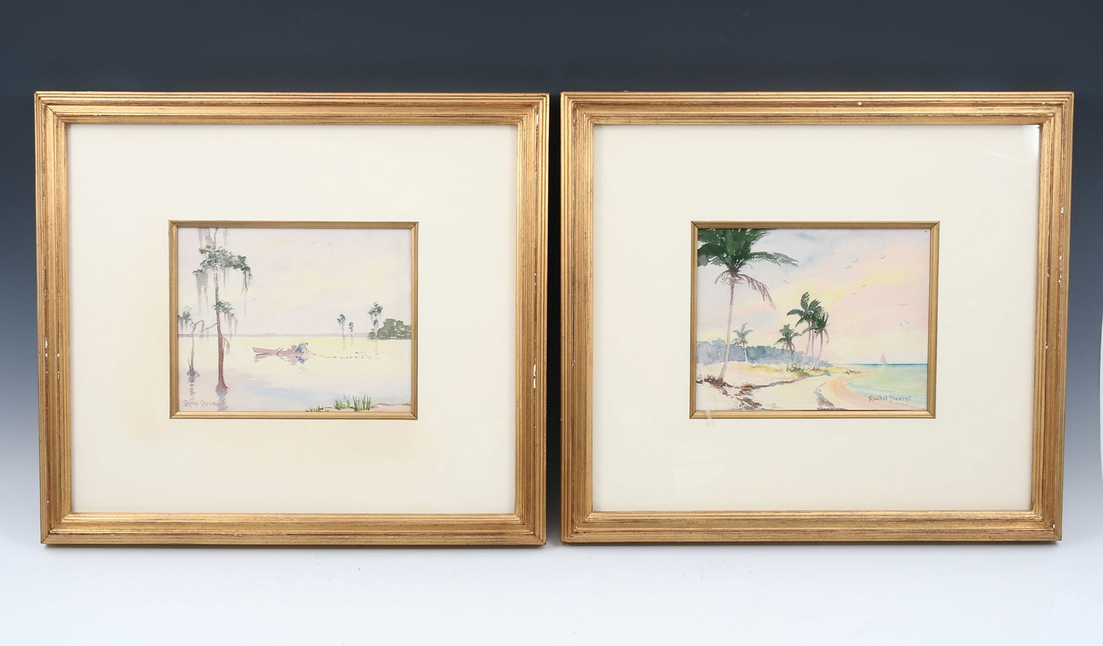 2 RACHEL STEARNS FLORIDA PAINTINGS (1 of 5)