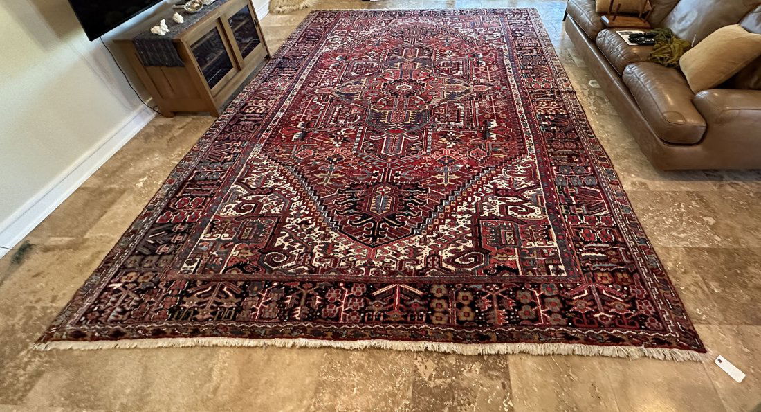 ESTATE ORIENTAL CARPET PERSIAN HERIZ CARPET (1 of 5)