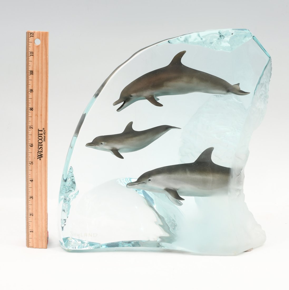 WYLAND DOLPHIN WONDER LUCITE SCULPTURE (1 of 7)