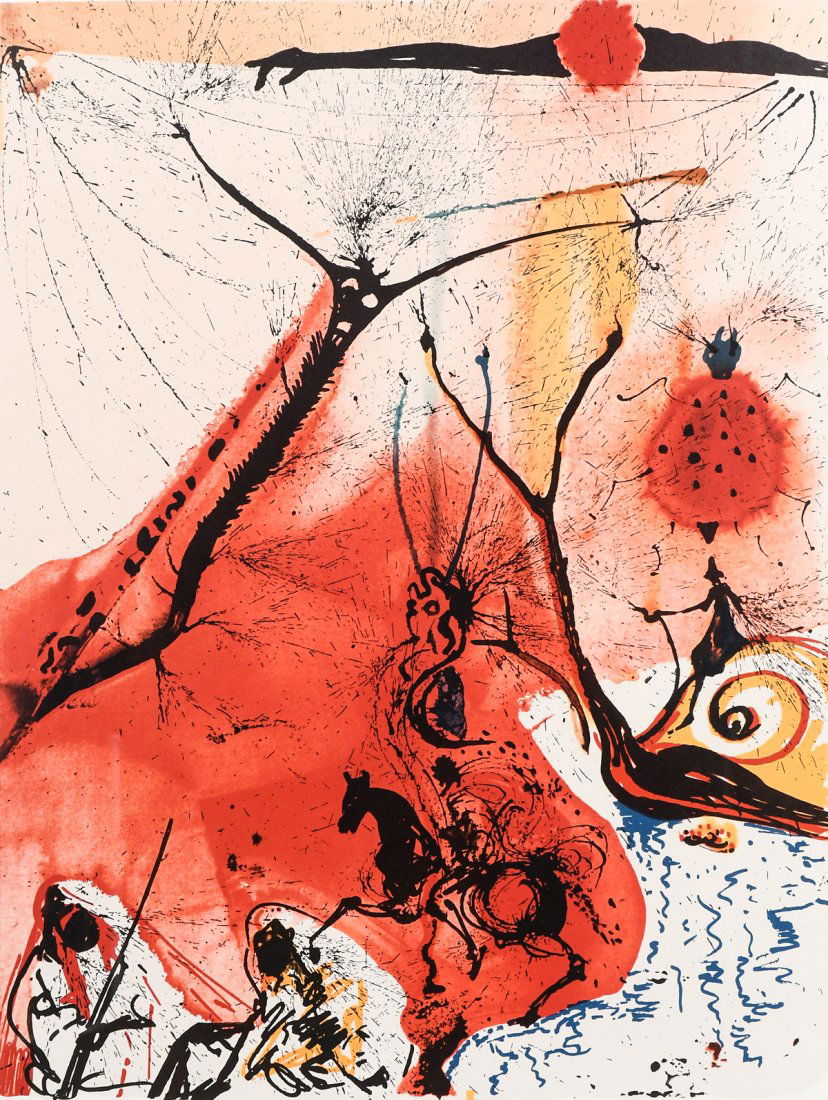 SALVADOR DALI "LE REVE ONIRIQUE" LITHOGRAPH (1 of 5)