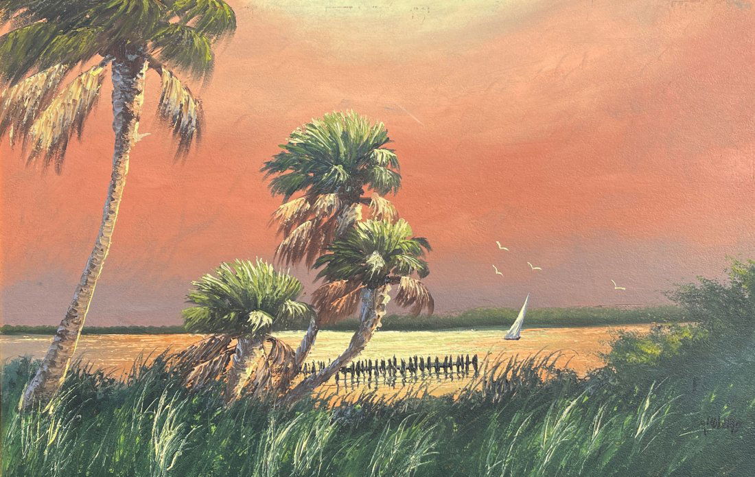 LIVINGSTON ROBERTS HIGHWAYMEN PAINTING (1 of 3)