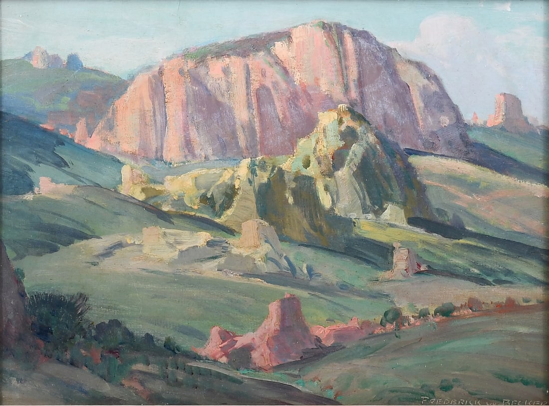 FREDERICK BECKER BIG BEND NATURE PARK PAINTING (1 of 4)