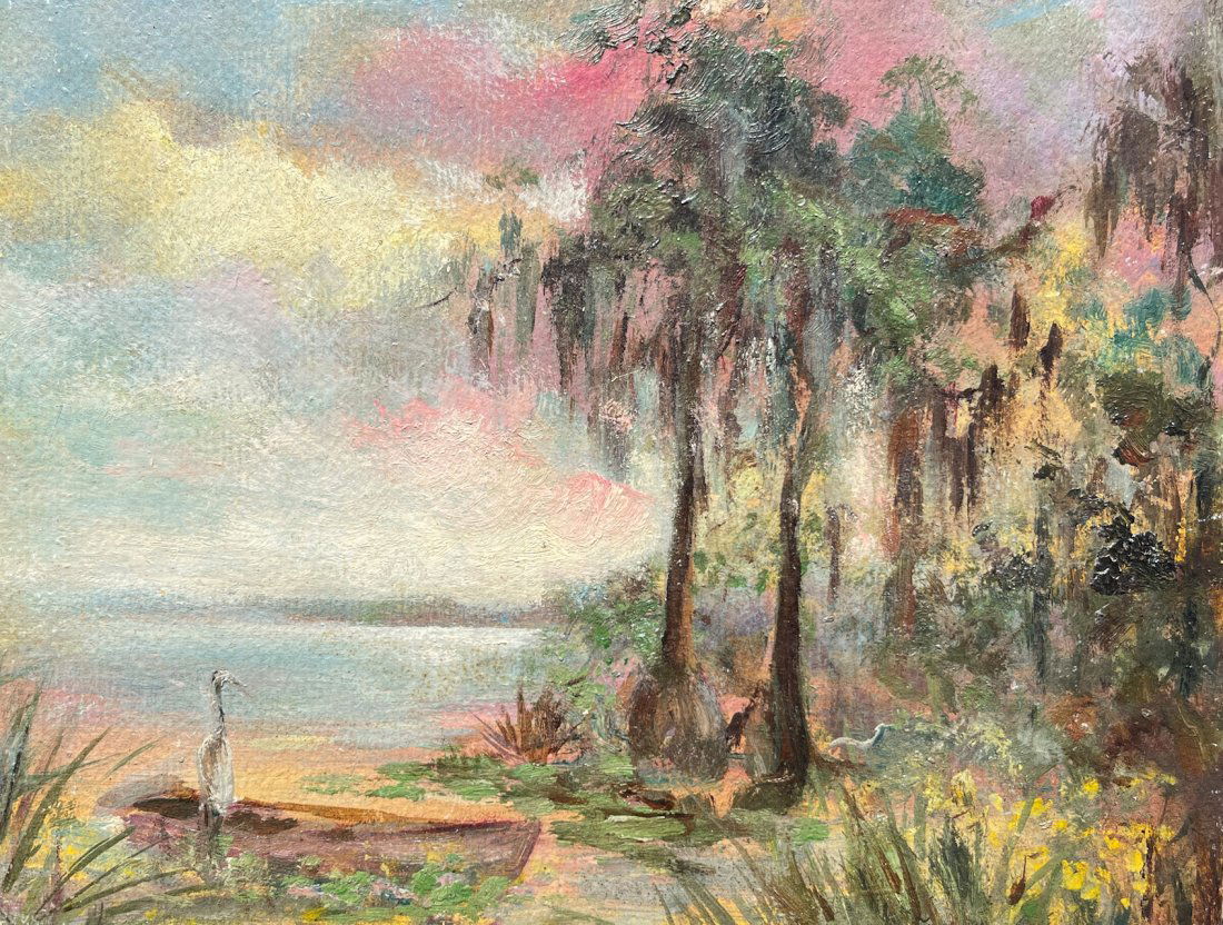 CATHERINE STOCKWELL FLORIDA PAINTING ON THE WATER (1 of 2)