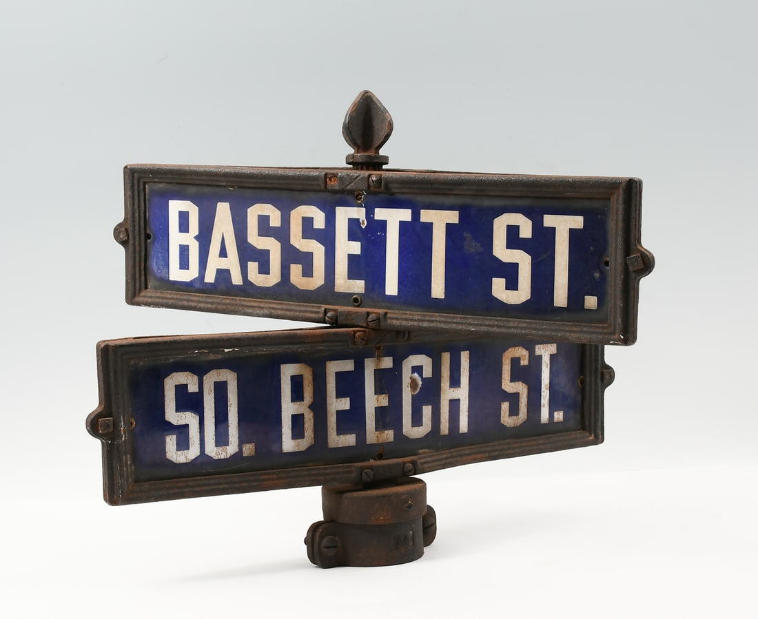 CORNER STREET SIGN FROM SYRACUSE, NEW YORK (1 of 6)