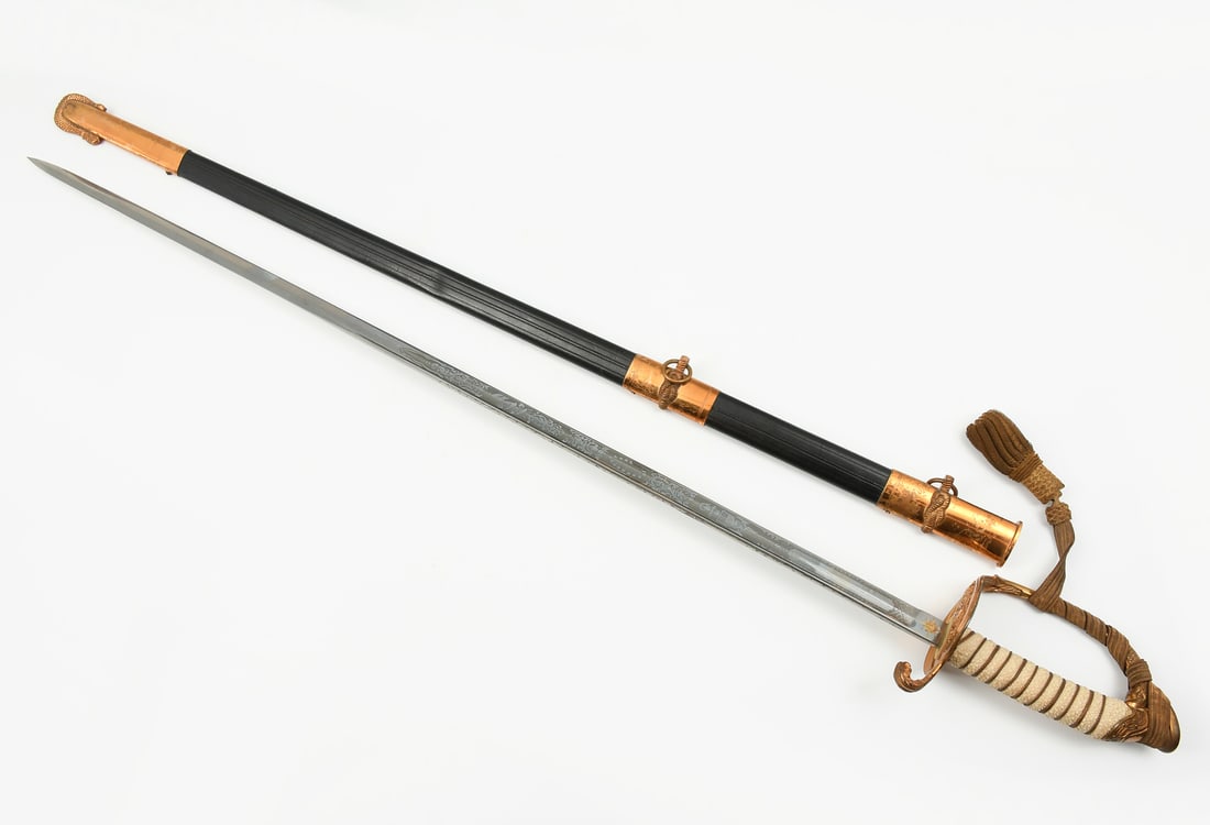 U.S. NAVY OFFICER'S PRESENTATION SWORD (1 of 7)
