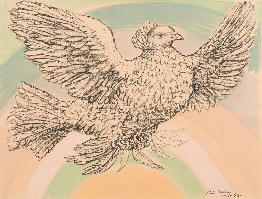 PICASSO LITHOGRAPH "COLOMBE VOLANT" (1 of 9)