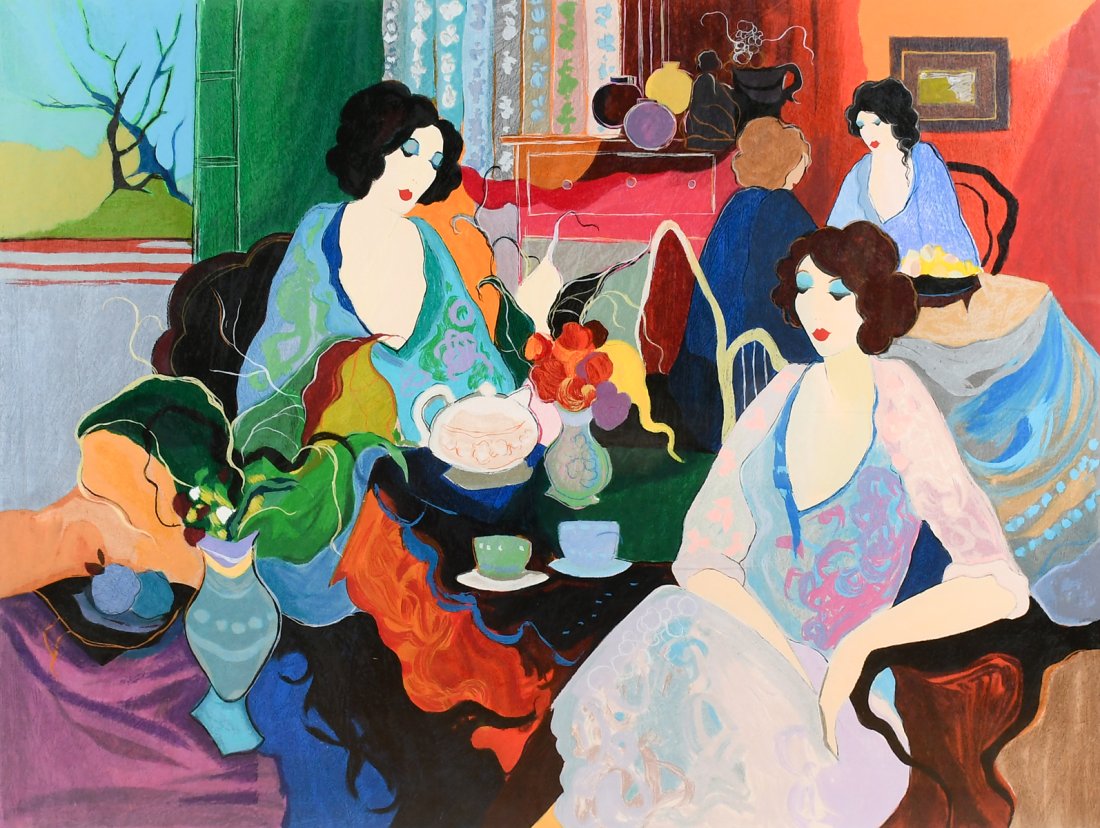 HUGE TARKAY SERIGRAPH " SALON DE PARIS" (1 of 5)