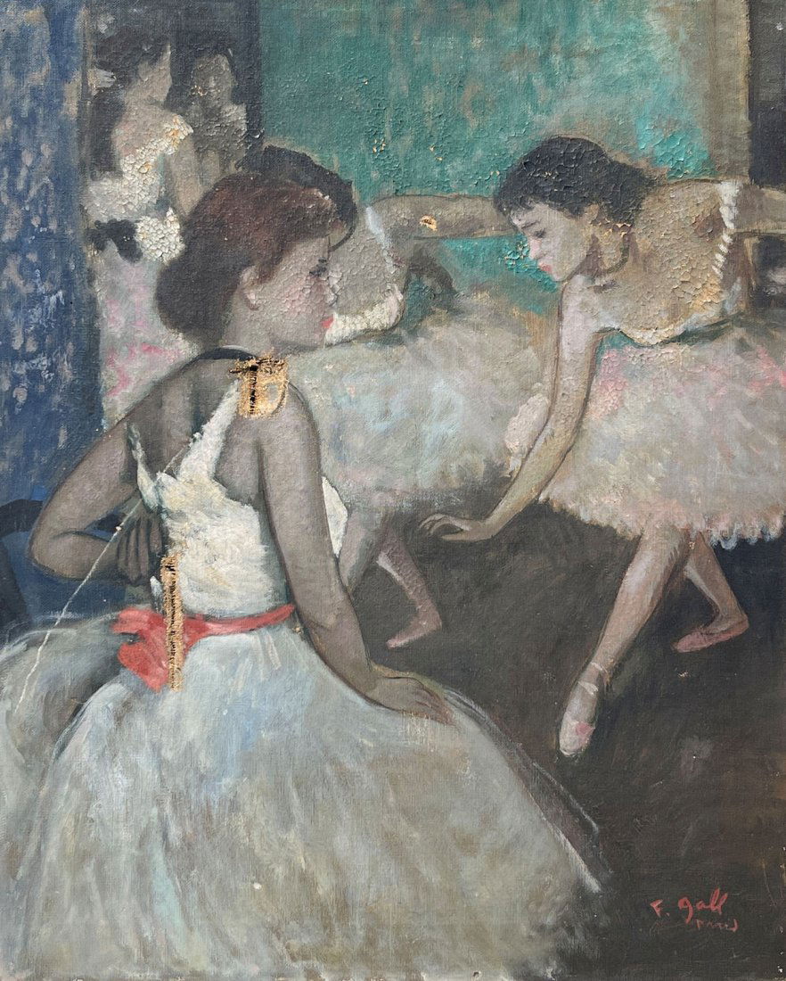 FRANCOIS GALL PAINTING "DANSE LA COULISSE" (1 of 7)