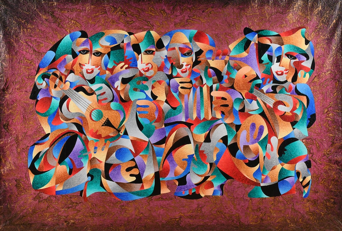 HUGE ANATOLE KRASNYANSKY ORIGINAL PAINTING (1 of 8)