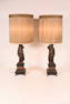 TWO JEAN JACQUES PRADIER BRONZE FIGURAL LAMPS