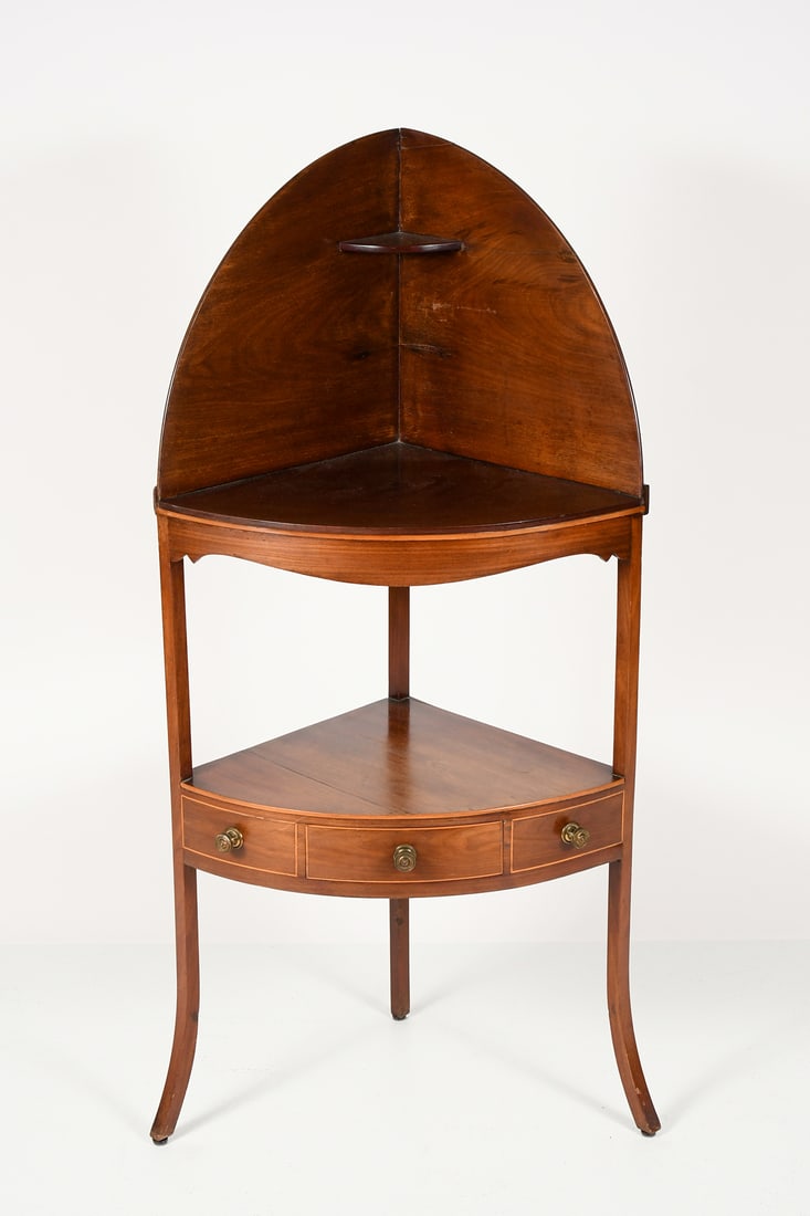 EARLY 19TH-CENTURY FEDERAL CORNER WASHSTAND (1 of 5)