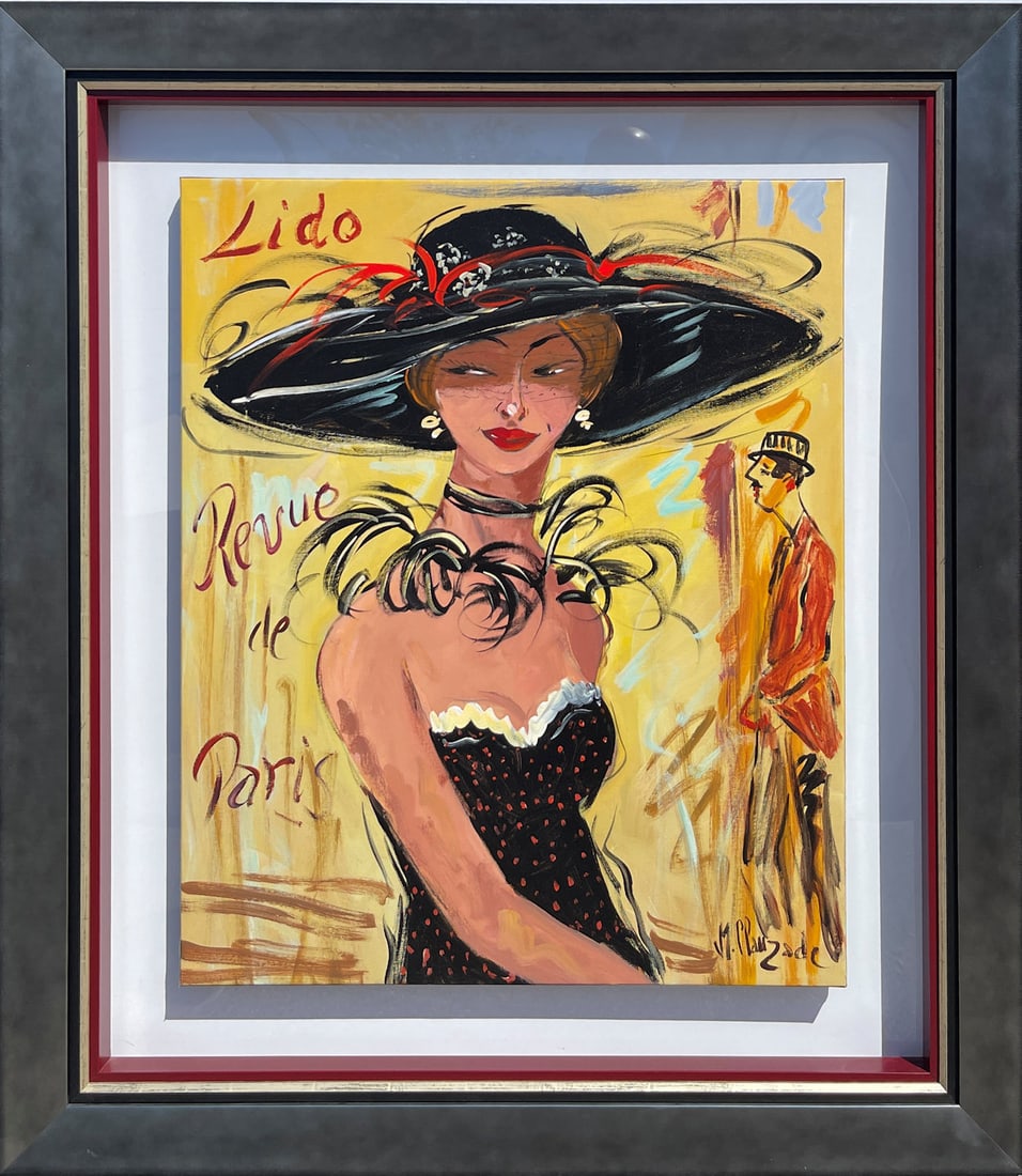 MARC CLAUZADE LIDO REVUE DE PARIS PAINTING (1 of 3)