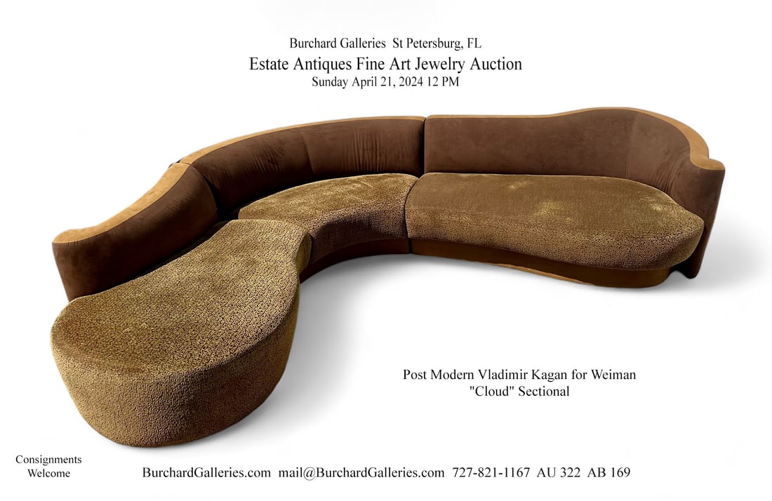 POST MODERN VLADIMIR KAGAN FOR WEIMAN SECTIONAL (1 of 2)
