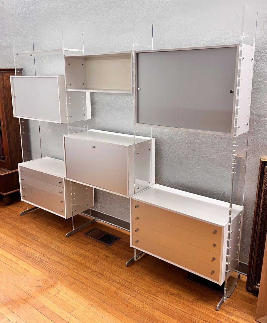 POUL NORREKLIT MCM DANISH MODULAR WALL UNIT (1 of 5)