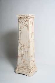 ART DECO NORTHWESTERN TERRACOTTA CO. PEDESTAL