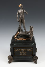 SAM ZELL AUTOMATON "EMPEROR HAS NO CLOTHES"