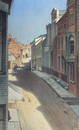 JULIUS EHRKE EUROPEAN STREET SCENE PAINTING