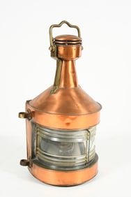 COPPER SHIP'S LANTERN