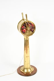 BRASS SHIP'S THROTTLE CONTROL TELEGRAPH LAMP