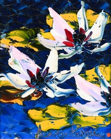 ALEXANDRE RENOIR "LITTLE LILY" PAINTING