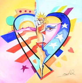 ORIGINAL ALFRED GOCKEL PAINTING "PRIDE"