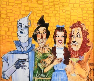 TODD WHITE GICLEE/CANVAS "BAR TALES"