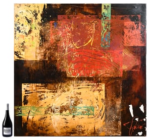 LARGE JOSE PARLA ORIGINAL ABSTRACT PAINTING