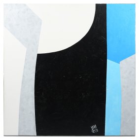 JAMES MITCHELL MODERN PAINTING "IN THE BEGINNING"