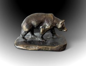 PHILIP GOODWIN BRONZE BEAR SCULPTURE