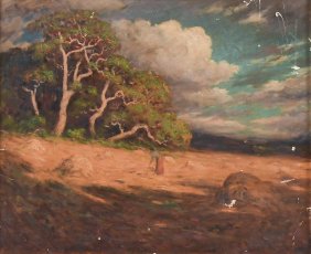 CHARLES CHAPEL JUDSON LANDSCAPE PAINTING