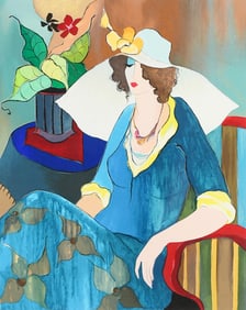 TARKAY SERIGRAPH "ARTIST POSE II"