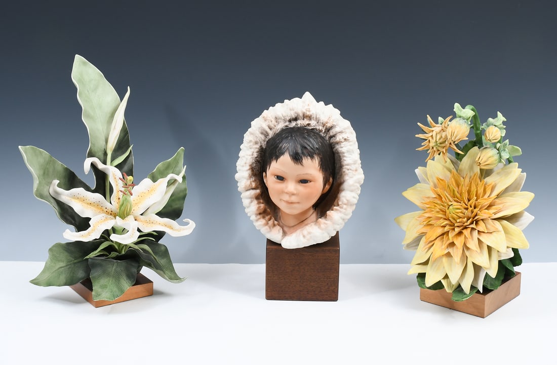 3 PC. CYBIS PORCELAIN SCULPTURES (1 of 5)