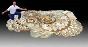 ESTATE ORIENTAL CARPET SCULPTED DESIGNER