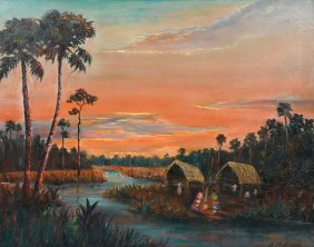 MCKENZIE FLORIDA BACKWATERS PAINTING