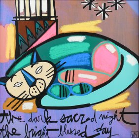 LEBO ARTIST PROOF SILKSCREEN/CANVAS