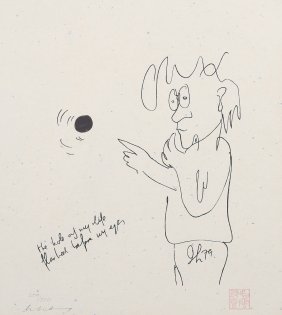 JOHN LENNON "THE HOLE OF MY LIFE" SERIGRAPH