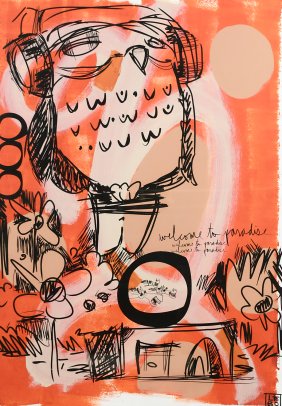 LARGE DAVID LE BATARD (LEBO) SERIGRAPH