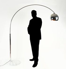 MID-CENTURY STYLE ARC FLOOR LAMP