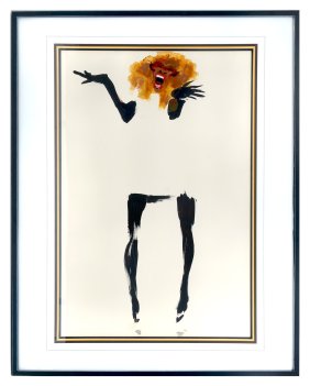 MICHAEL VOLLBRACHT PAINTING ''TINA TURNER''