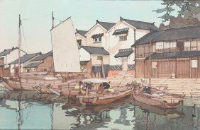 HIROSHI YOSHIDA JAPANESE WOODBLOCK PRINT