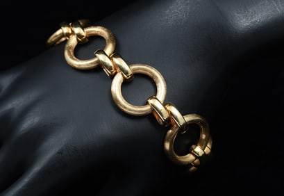 18K MID-CENTURY BRACELET BY UNO-A-ERRE