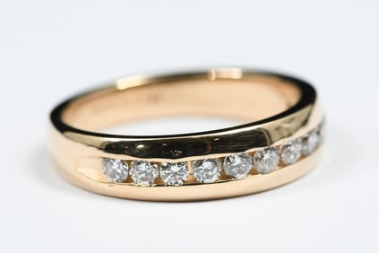 14K DIAMOND BAND