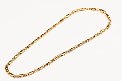 18K VINTAGE HANDMADE NECKLACE