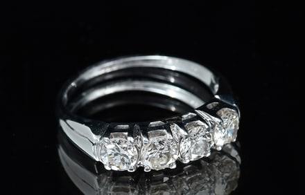 14K 1CTW DIAMOND BAND