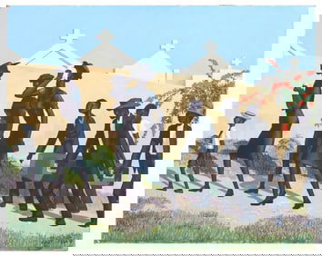 KYRA MARKHAM STRIKING SOCIAL REALISM PAINTING